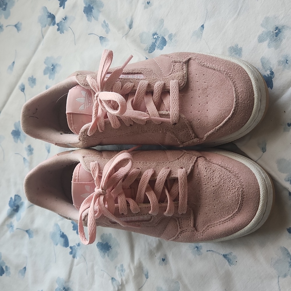 Adidas Continental 80 True Pink Suede Shoes G27720 Sneakers Women's Size 9